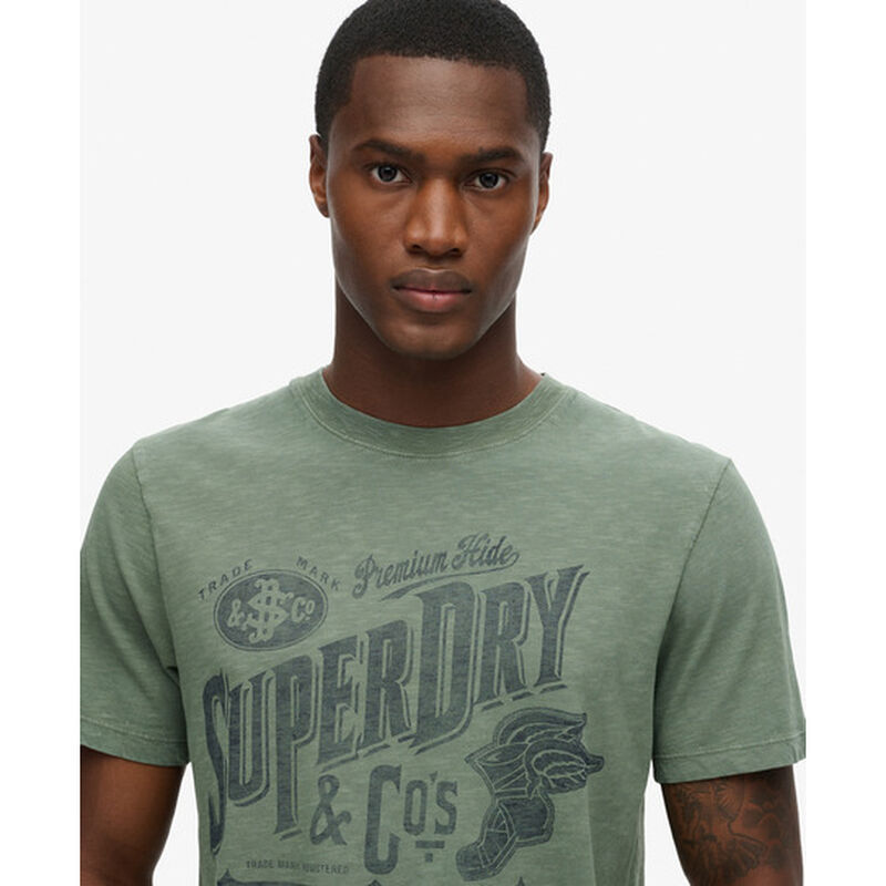 Superdry Workwear Script Graphic Tee image number 2